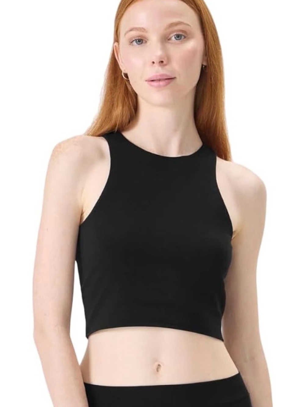 Florence by Mills Black High-Neck Crop Top